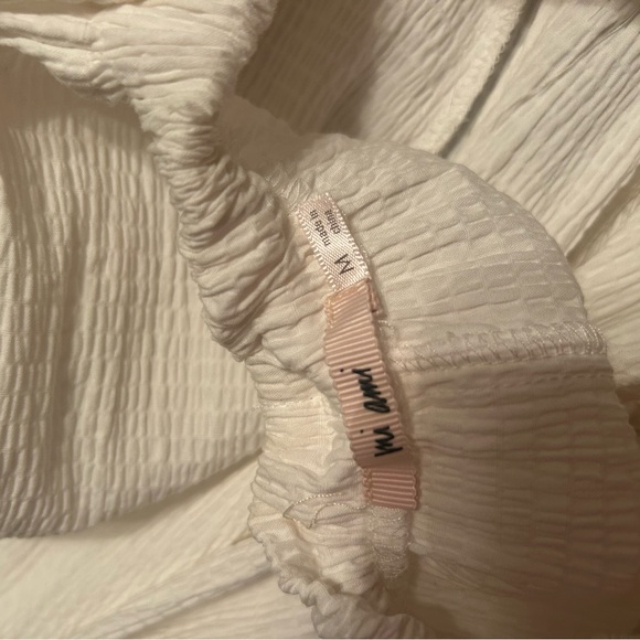 Cute White Ruffled Dress - Picture 2 of 2